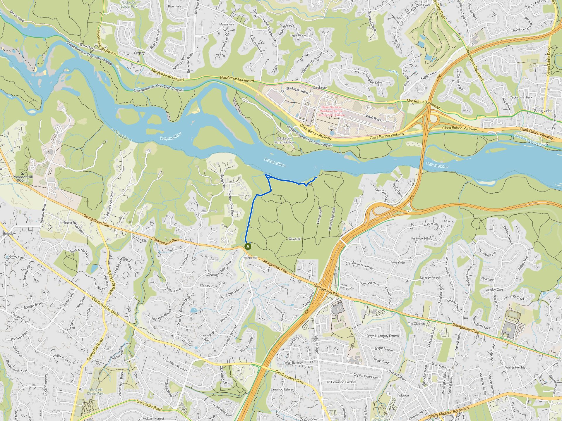 The best waterfall hikes and walks in Falls Church city | Komoot